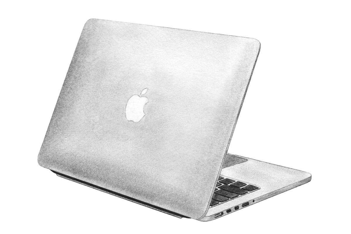 laptop white