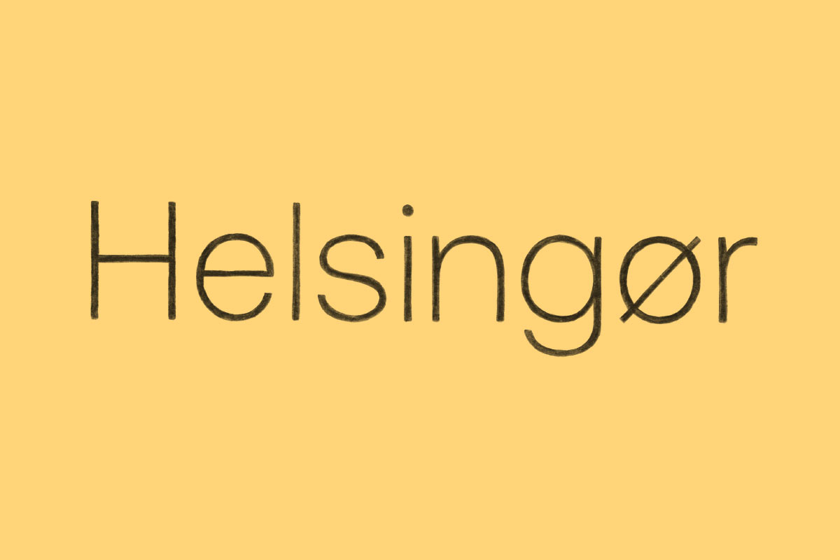 Graphic illustration of Helsingør